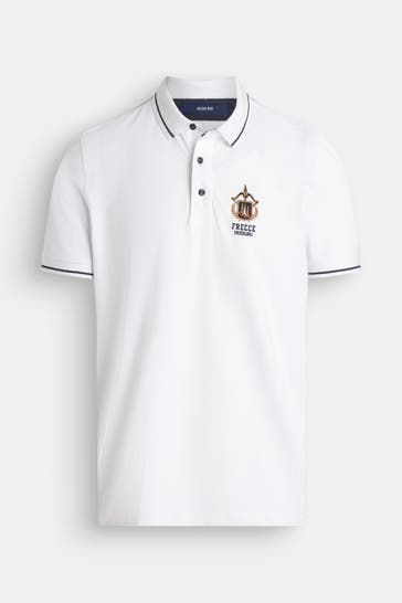 AERONAUTICA MILITARE Polo-Shirt weiß