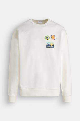 KNOWLEDGE COTTON APPAREL Sweatshirt creme