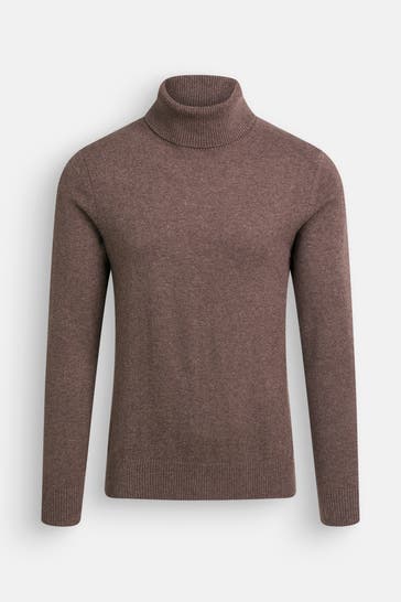 WINDSOR. Kaschmir-Pullover braun