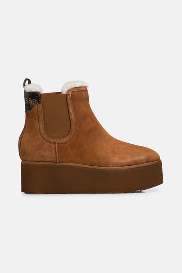 GUESS Stiefeletten cognac