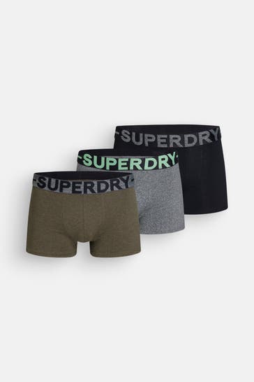 SUPERDRY 3er-Pack Boxer Trunks mehrfarbig