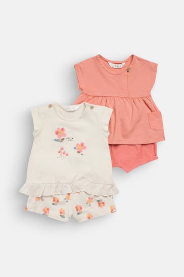 MAYORAL Set: 2 T-Shirts und 2 Shorts