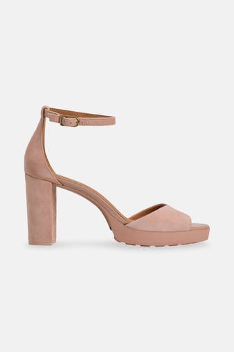 GEOX Leder-Sandaletten 'Walk Pleasure' nude