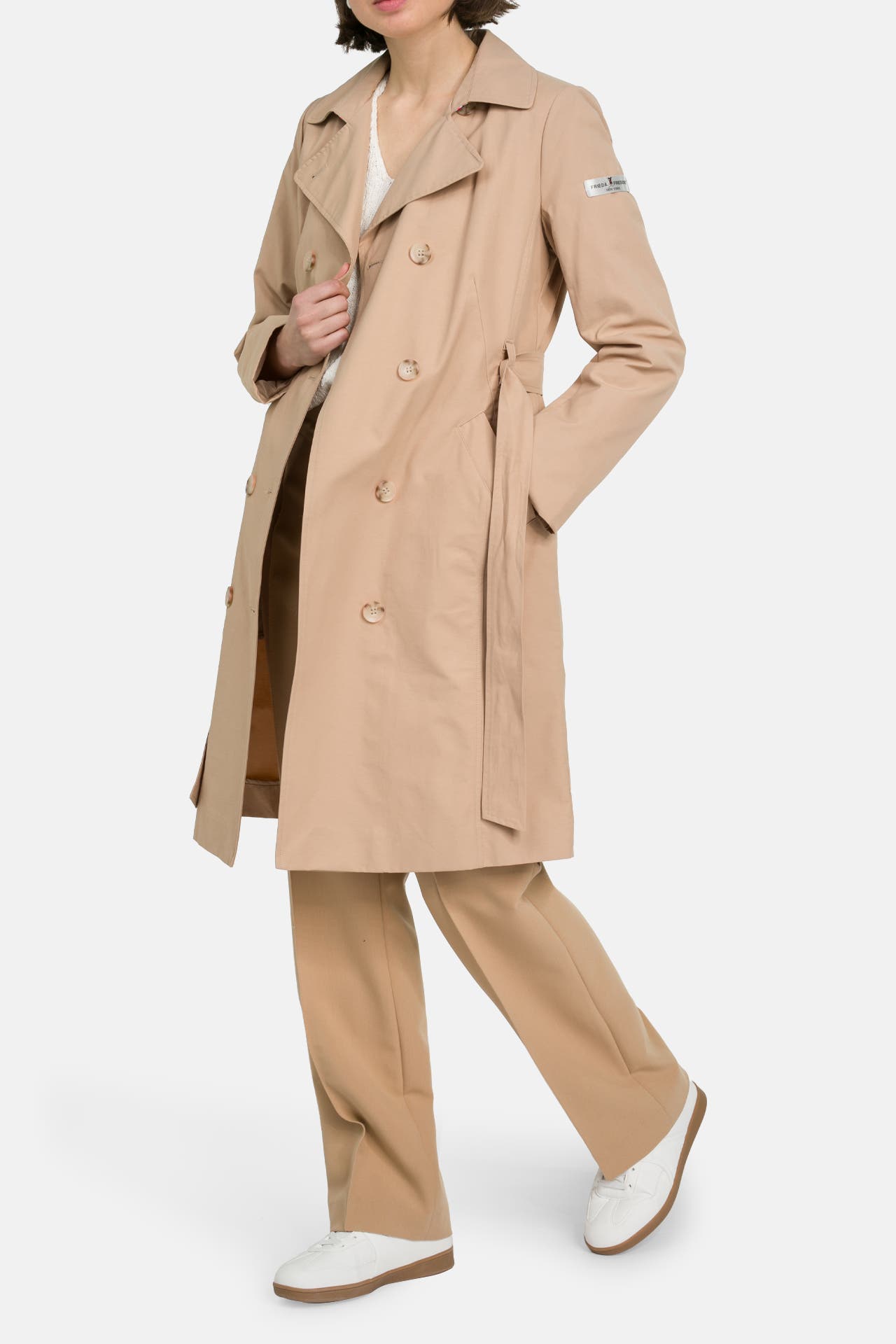 FRIEDA & FREDDIES NY Trenchcoat 'Hillary' hellbraun, Bild 1