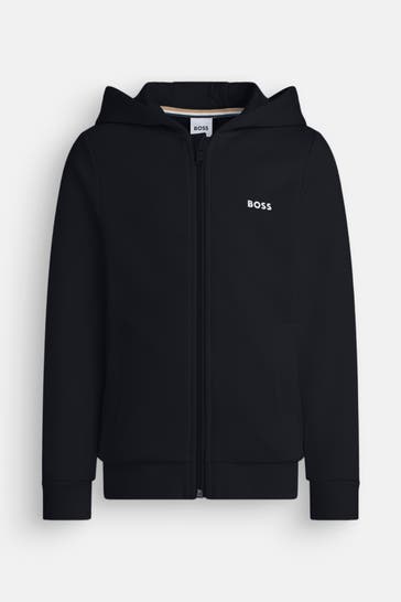 BOSS Sweatjacke schwarz