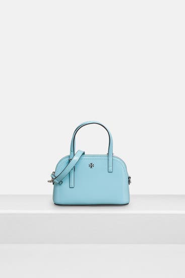 TORY BURCH - Handtasche 'Emerson' hellblau