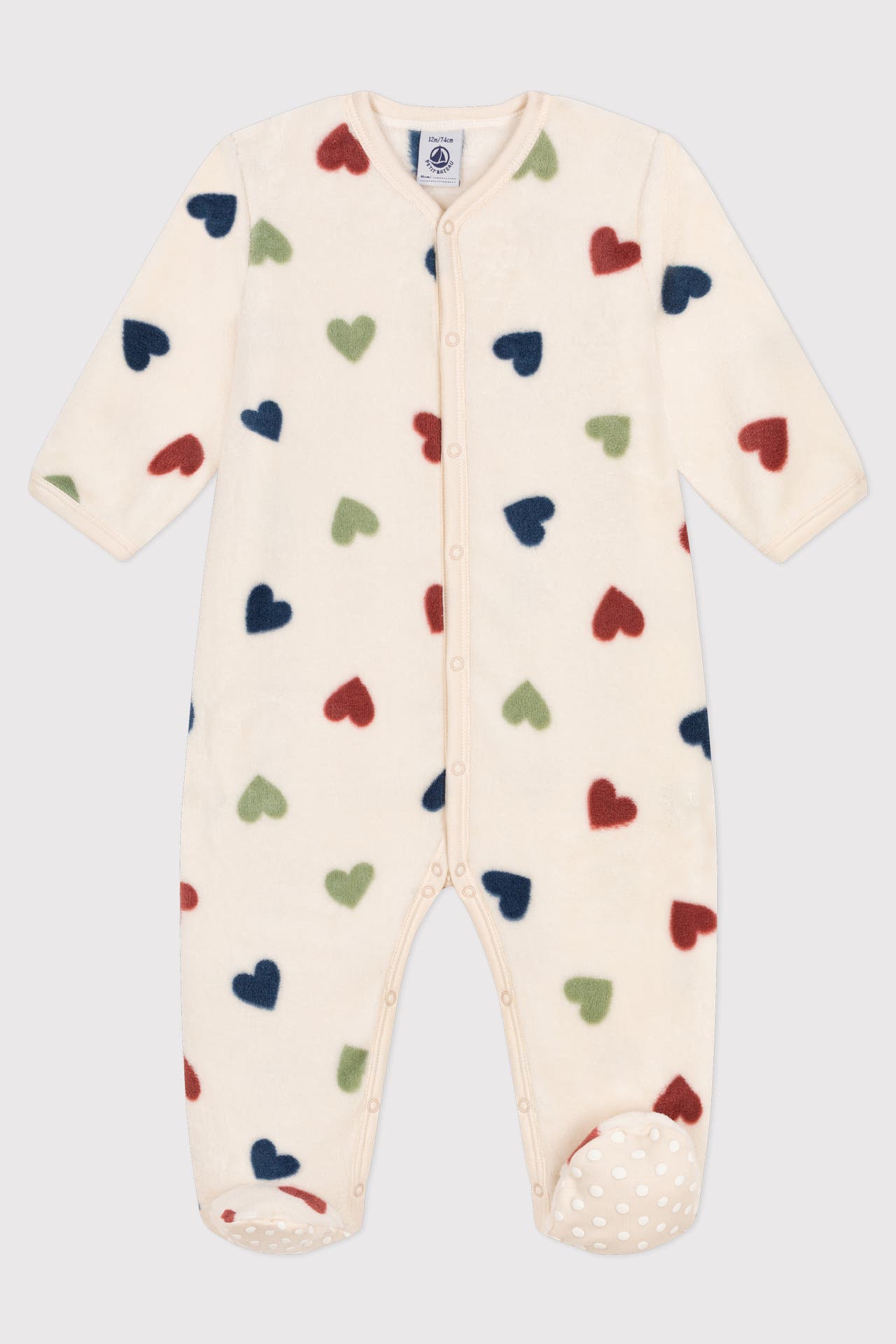 PETIT BATEAU Strampler gemustert, Bild 1