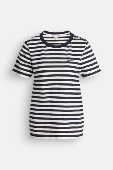 BARBOUR T-Shirt gestreift
