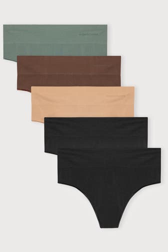 ORGANIC BASICS 5er-Pack Slips mehrfarbig