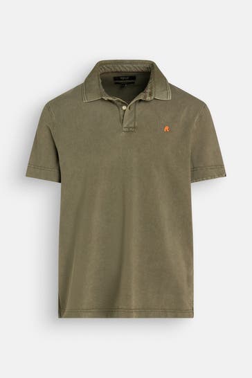 REPLAY Polo-Shirt oliv