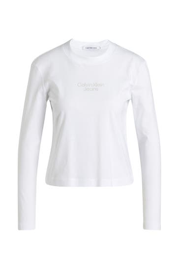 CK JEANS Longsleeve weiß