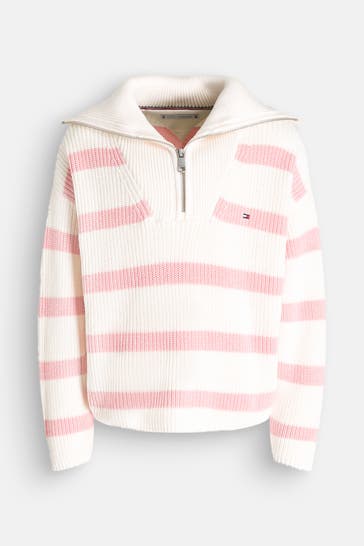 TOMMY HILFIGER Strickpullover gestreift