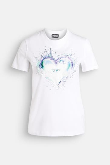 DIESEL T-Shirt weiß