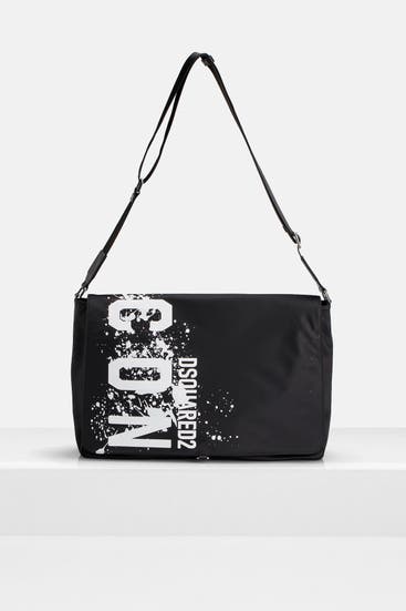 DSQUARED2 - Umhängetasche 'Postman' schwarz