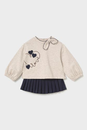 MAYORAL Set: Sweatshirt und Rock