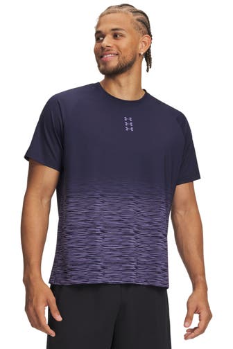 UNDER ARMOUR Funktionsshirt 'Hoops' gemustert