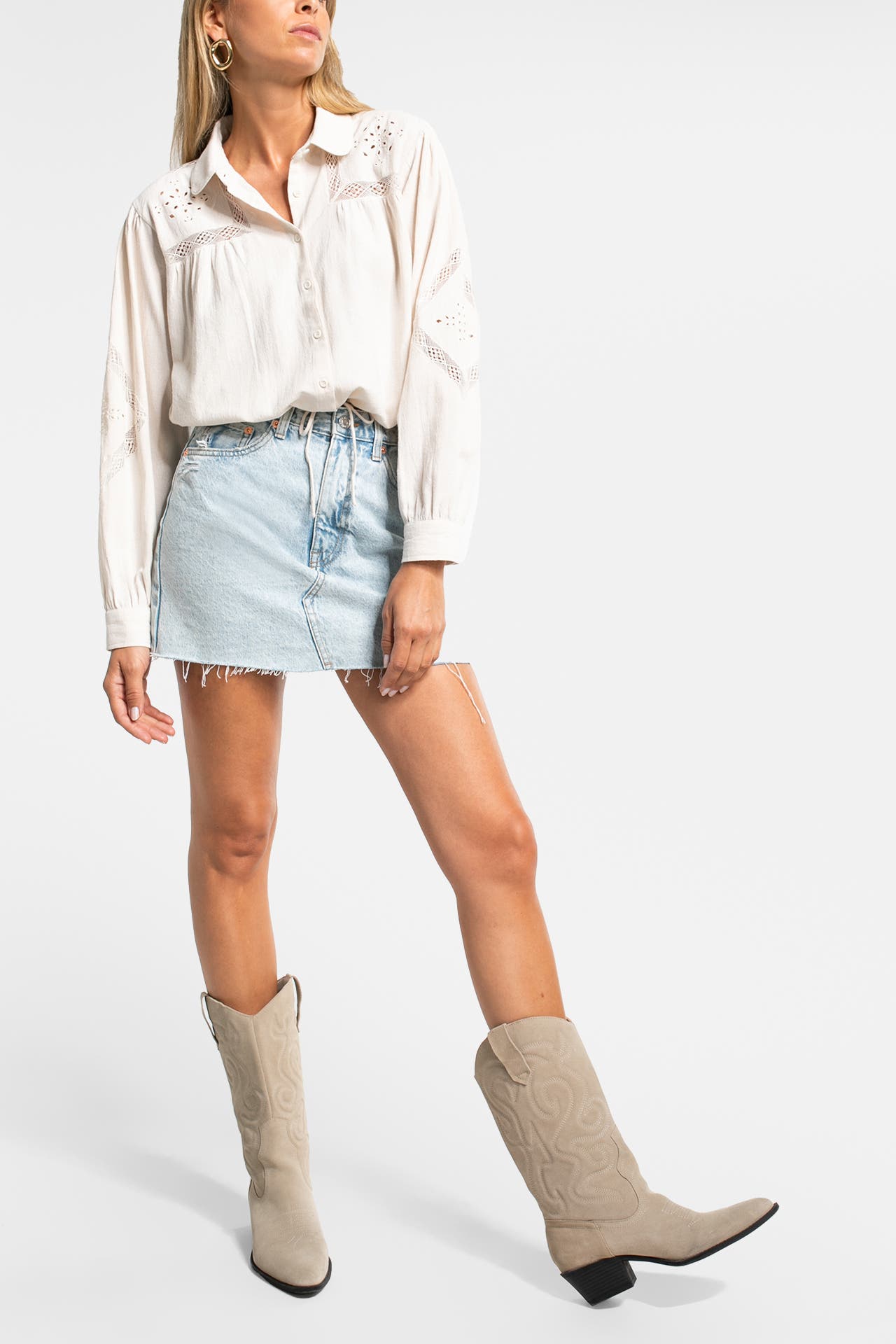 BA&SH Bluse 'Emily' beige, Bild 1