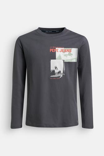 PEPE JEANS Longsleeve 'Benham' grau