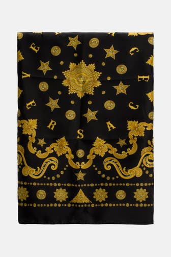VERSACE Seidentuch gemustert
