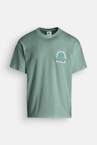 QUIKSILVER T-Shirt 'Sun Power' smaragdgrün