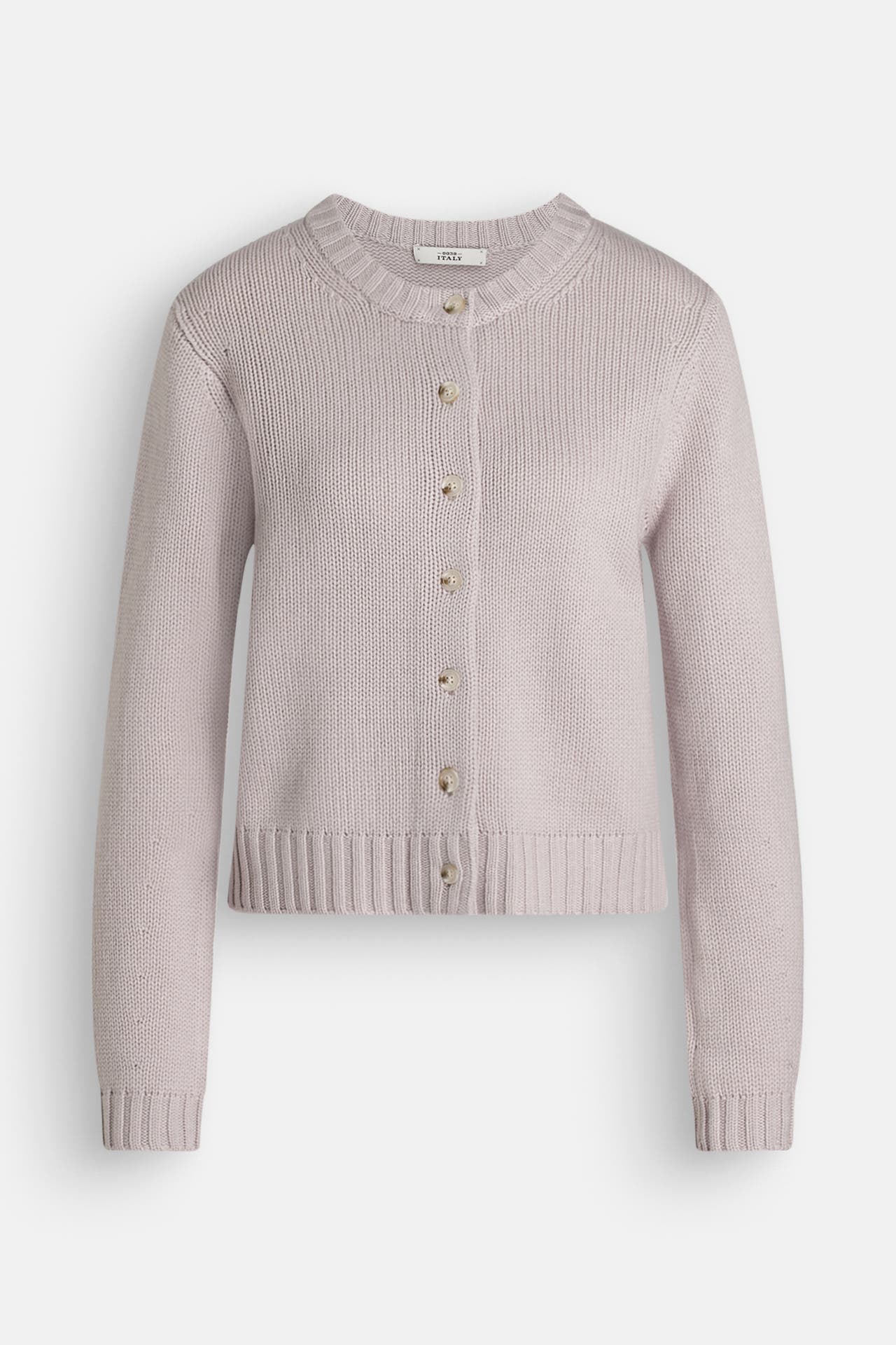 0039 ITALY Kaschmirmix-Cardigan 'Giulia' hellgrau, Bild 1