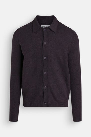 SAMSØE & SAMSØE Cardigan 'Sabutler' aubergine