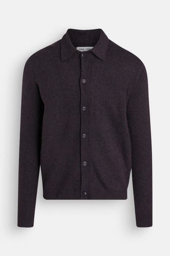SAMSØE & SAMSØE Cardigan 'Sabutler' aubergine