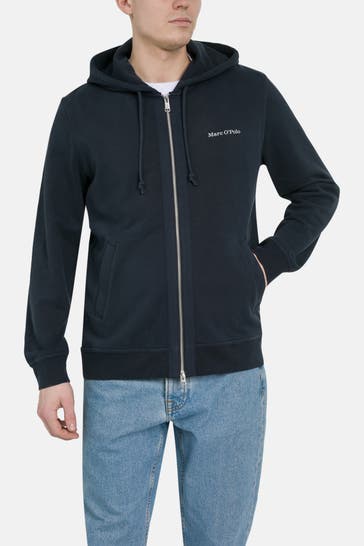 MARC O'POLO Sweatjacke dunkelblau