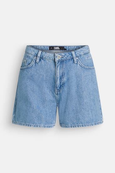 KARL LAGERFELD - Jeansshorts blau