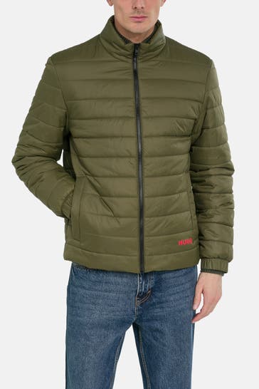 HUGO Light-Steppjacke grün