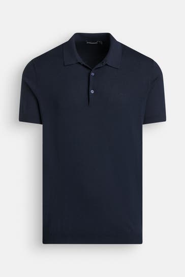 J.LINDEBERG Polo-Shirt 'Ridge' schwarzblau