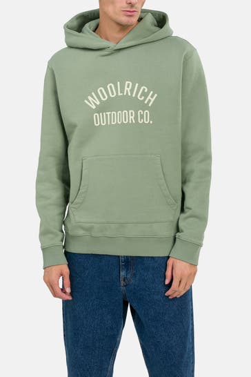 WOOLRICH Hoodie pastellgrün