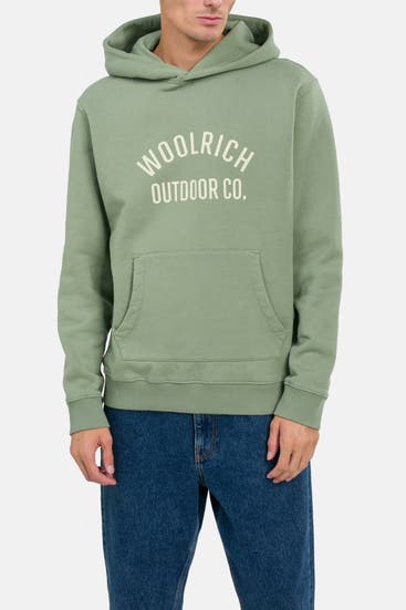 WOOLRICH - Hoodie pastellgrün