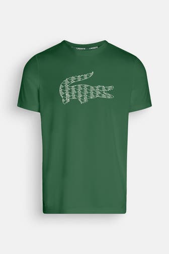 LACOSTE T-Shirt dunkelgrün