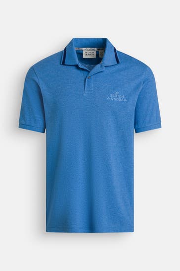 SCOTCH & SODA Polo-Shirt blau