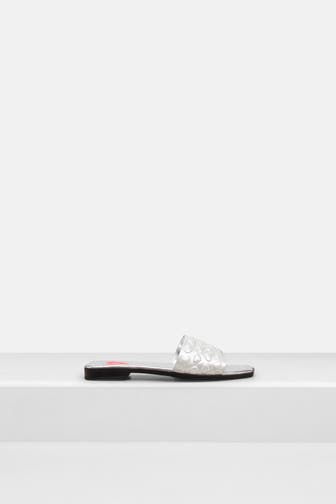 LOVE MOSCHINO Sandalen silber