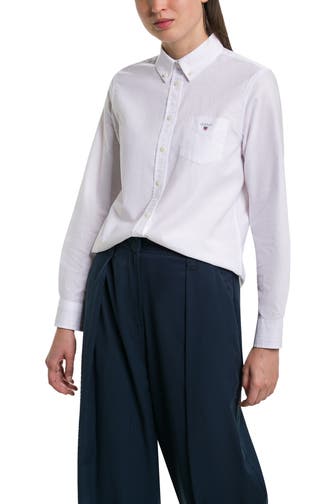 GANT Casual-Bluse weiß