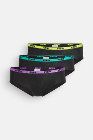 PUMA - 3er-Pack Hipster schwarz