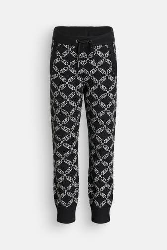 MICHAEL KORS Hose schwarz gemustert