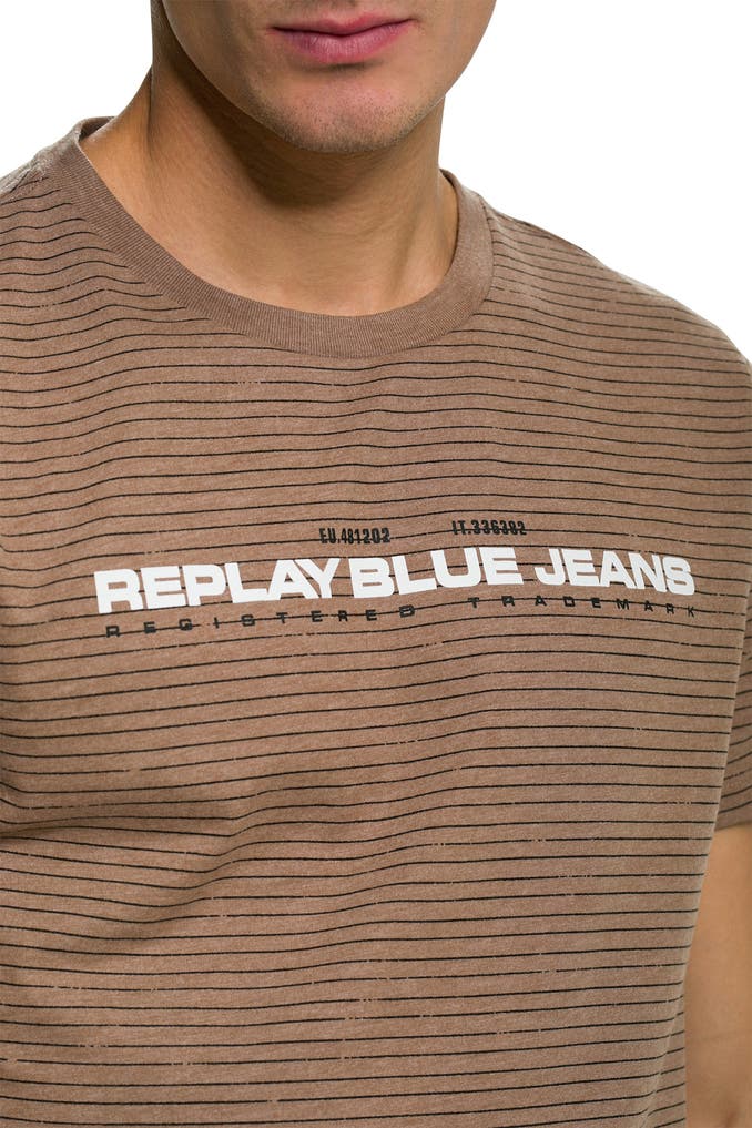 T-Shirt Donna Replay - Cotone Biologico, Girocollo, Vestibilità Regolare - Foto 2