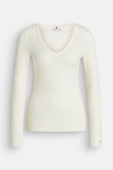 TOMMY HILFIGER Longsleeve ecru