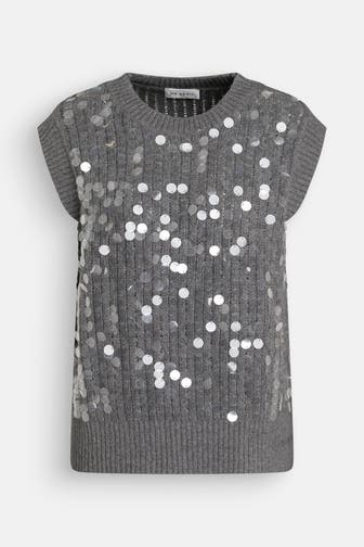 OH APRIL Strick-Pullunder 'Fia' grau