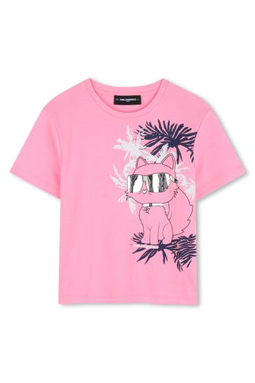 KARL LAGERFELD T-Shirt pink