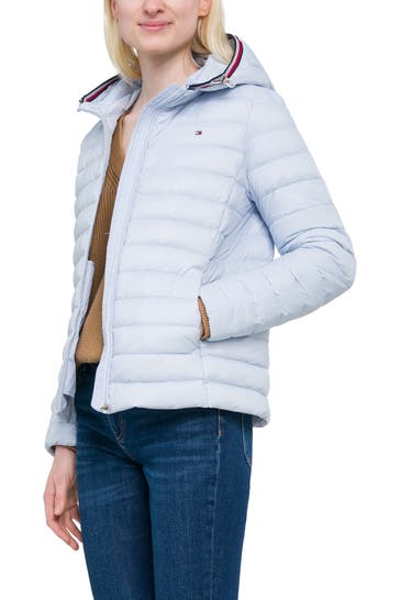 TOMMY HILFIGER Light-Daunenjacke hellblau