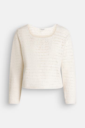 LOLLYS LAUNDRY 'Noelle' Knit Sweater, ecru