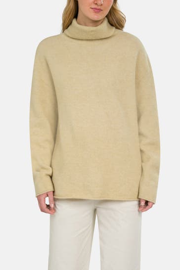 DRYKORN Wollmix-Pullover 'Nephela' senfgelb