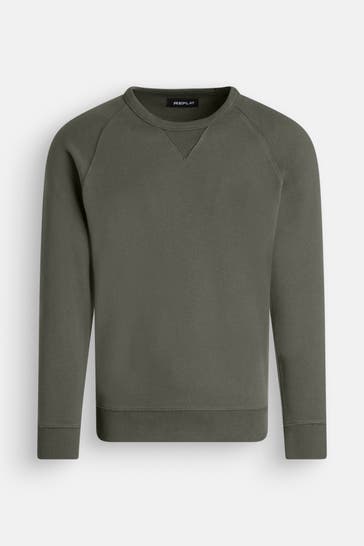 REPLAY Sweatshirt oliv