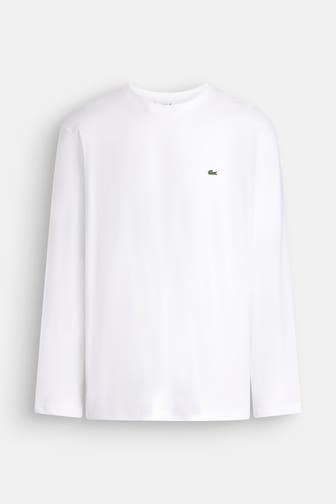 LACOSTE Longsleeve weiß