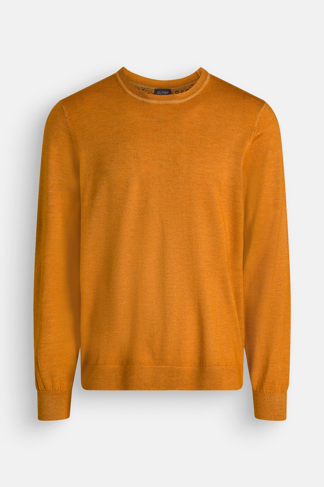 OLYMP Schurwoll-Pullover dunkelorange, Bild 1