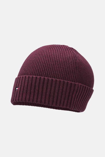 TOMMY HILFIGER Mütze aubergine